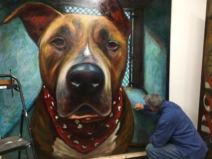 One Artist Paints 5500 Shelter Dogs One Artist Paints 5500 Shelter Dogs