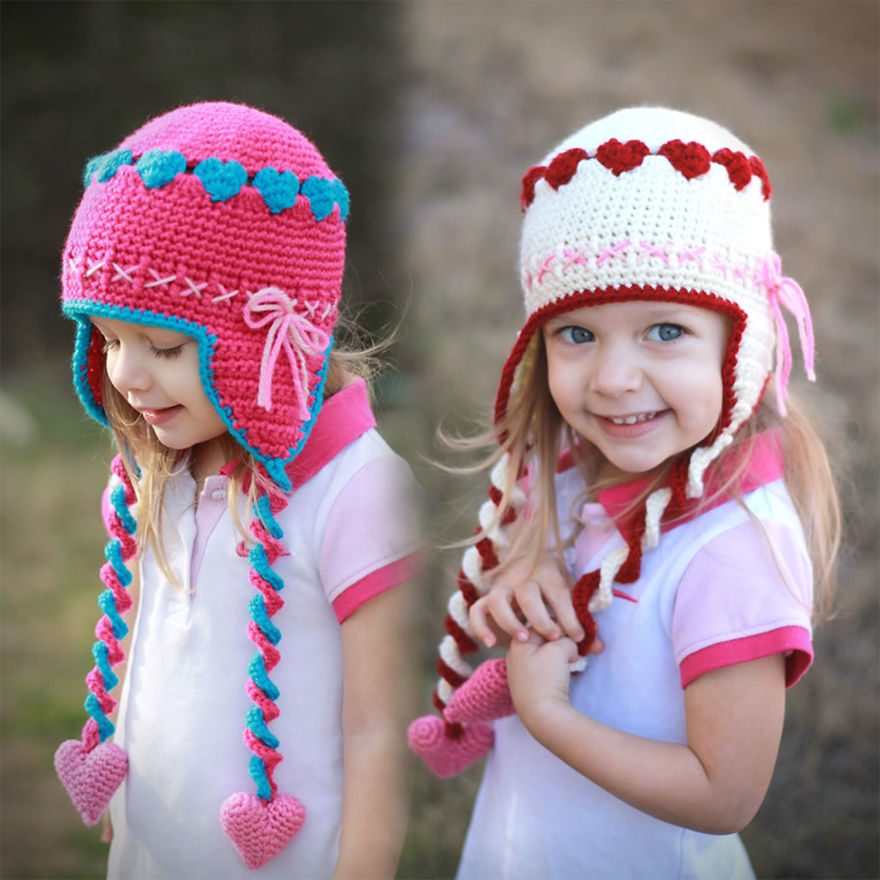 Crochet Sweetheart Hats