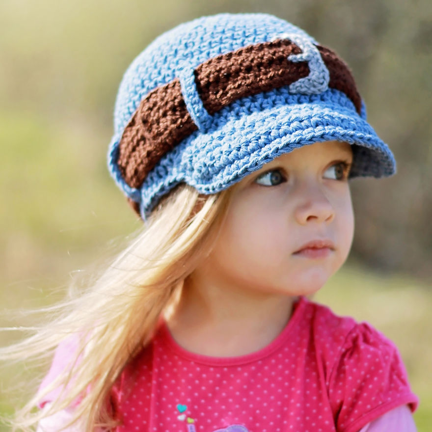 Crochet Jeans Style Hat