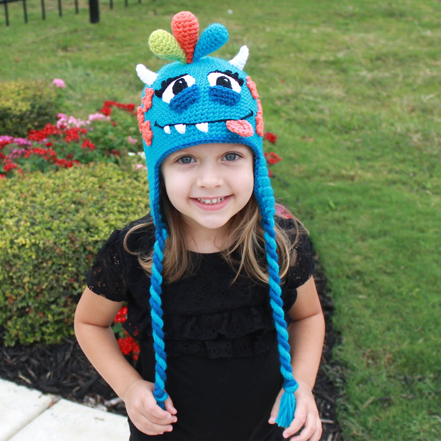 Crochet Monster Hat