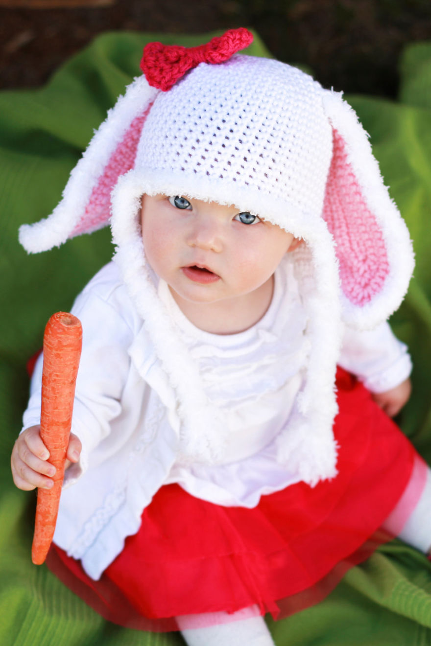 Crochet Bunny Rabbit Hat