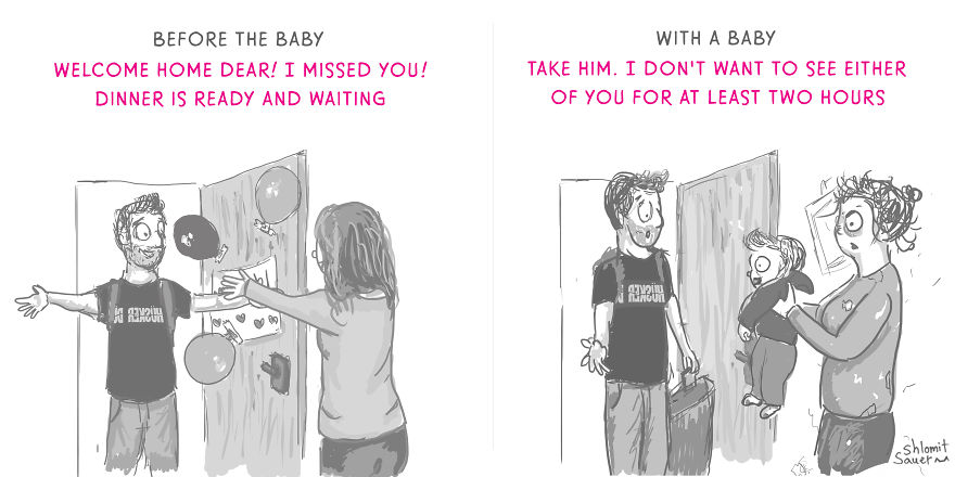 My Tired Mommy - Illustrated Experiences Of A Young Moother