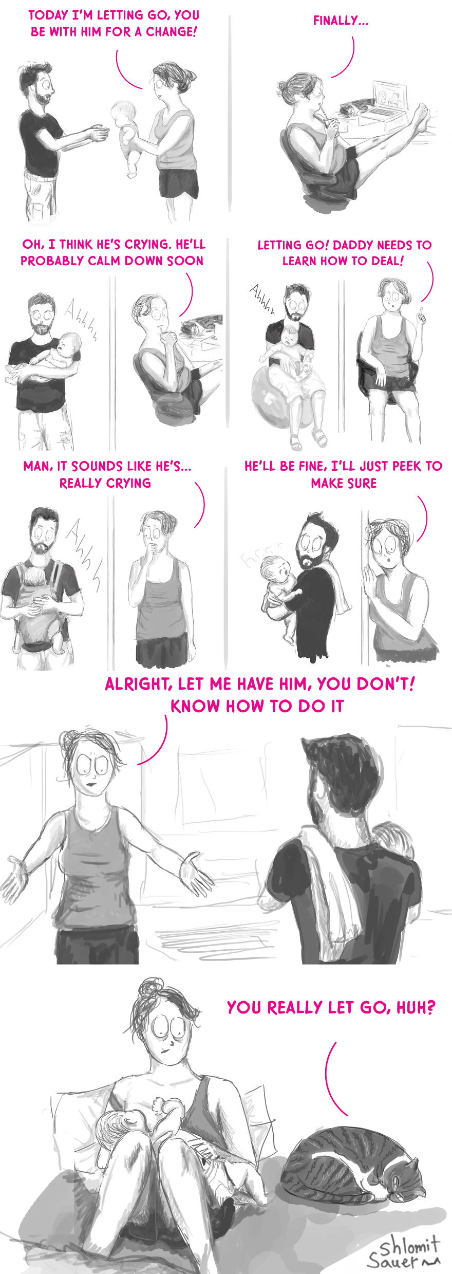 My Tired Mommy - Illustrated Experiences Of A Young Moother