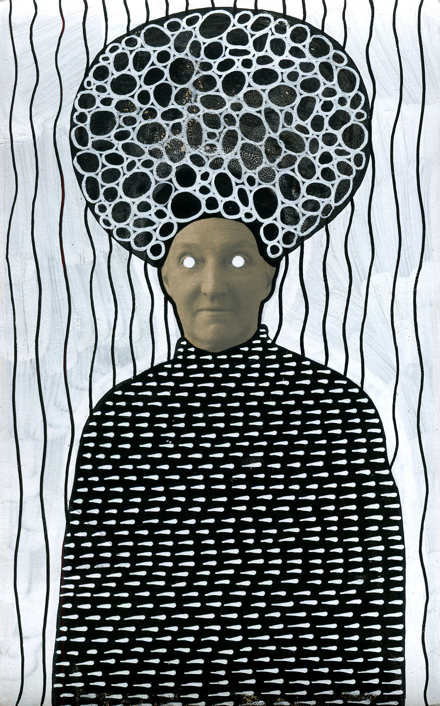 Naomi Vona Made These Amazingly Weird Collage Portraits, We Are In Love