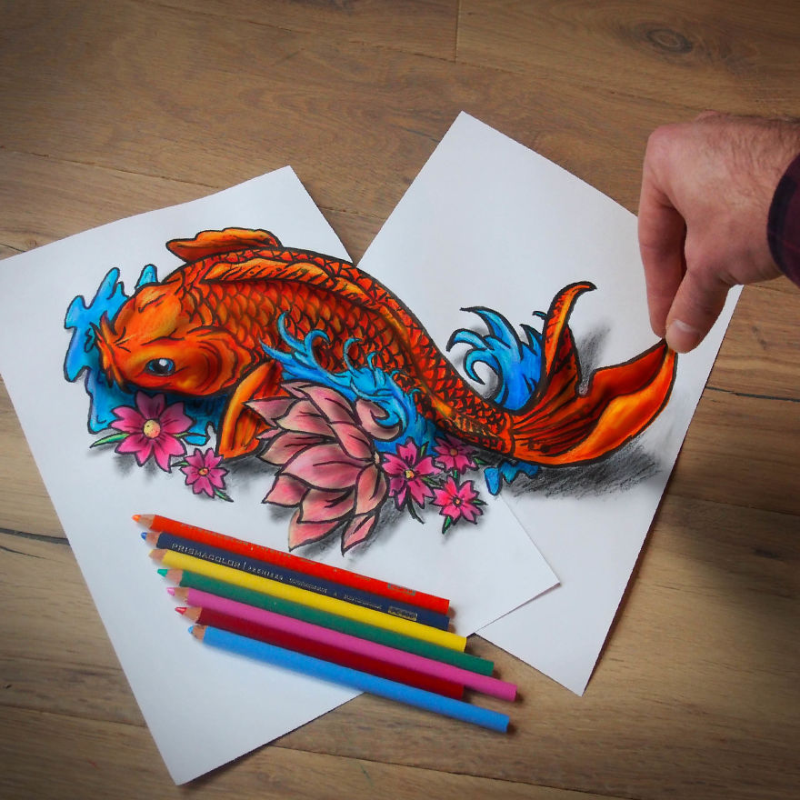 New Awesome 3D Drawings By Ramon Bruin