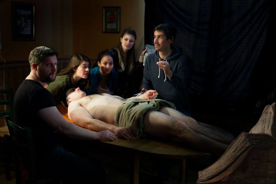 Our Friend Is Using Us To Recreate Famous Art