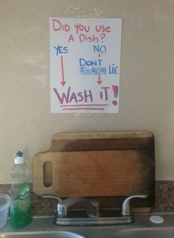 Roommate Got Tired Of Our Shit