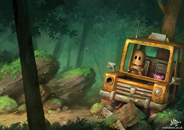 Lonely Robots Experiencing The Quiet Wonder Of The World ( Part 3 )