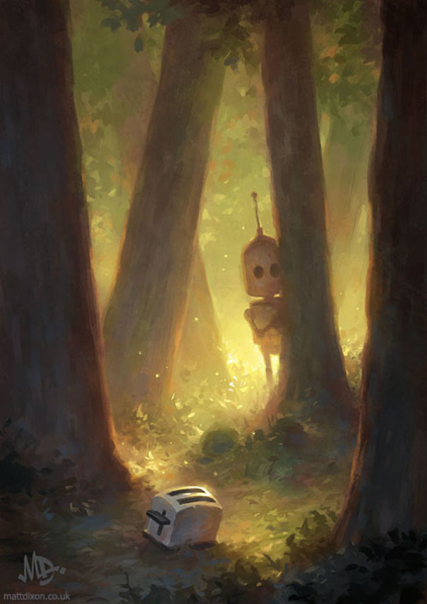 Lonely Robots Experiencing The Quiet Wonder Of The World ( Part 3 )