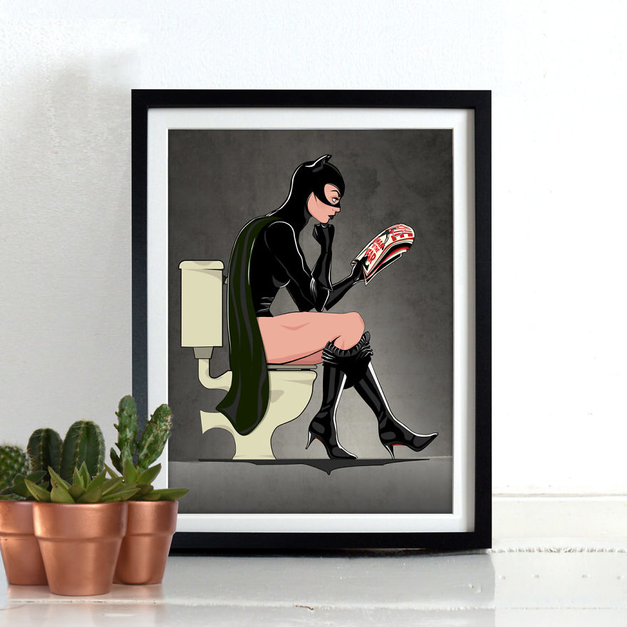 Superheroes Are Just The Same As Us, They Too, Need The Loo Superheroes Are Just The Same As Us, They Too, Need The Loo