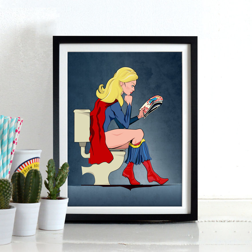 Superheroes Are Just The Same As Us, They Too, Need The Loo Superheroes Are Just The Same As Us, They Too, Need The Loo