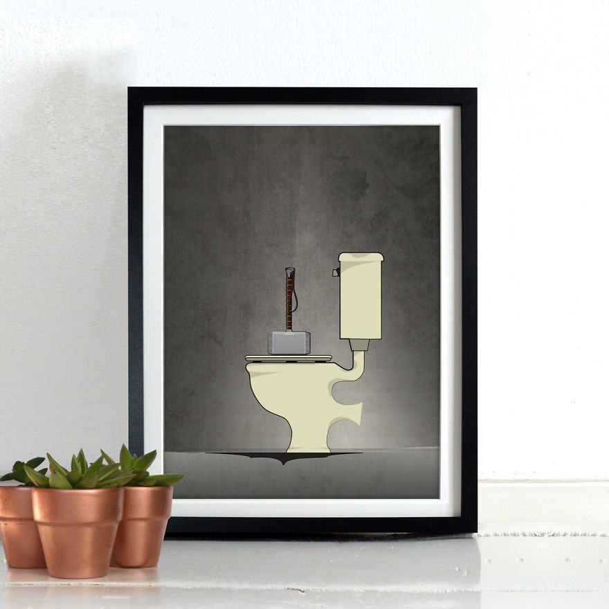 Superheroes Are Just The Same As Us, They Too, Need The Loo Superheroes Are Just The Same As Us, They Too, Need The Loo