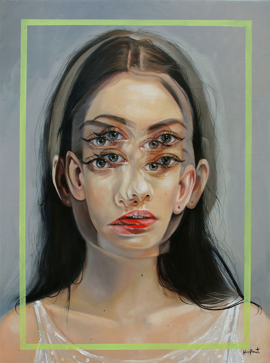 I Create Figurative Op Paintings That Will Make You Feel Dizzy