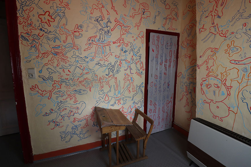 I Turned My Entire House Into An Amazing Doodle Drawing I Turned My Entire House Into An Amazing Doodle Drawing