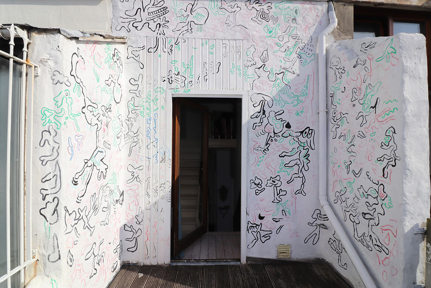 I Turned My Entire House Into An Amazing Doodle Drawing I Turned My Entire House Into An Amazing Doodle Drawing