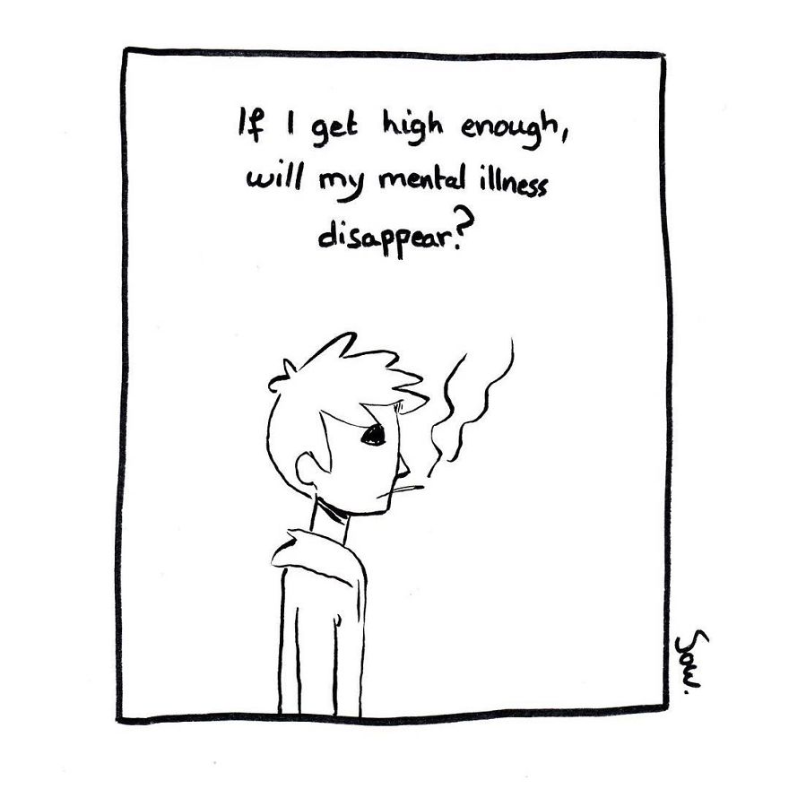 This Artist Illustrates His Dark Thoughts