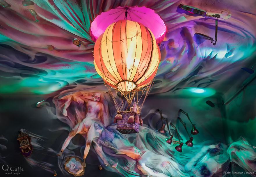 Bunch Of Artists Unite To Design The Interior Of This Surreal Bar And The Details Are Incredible