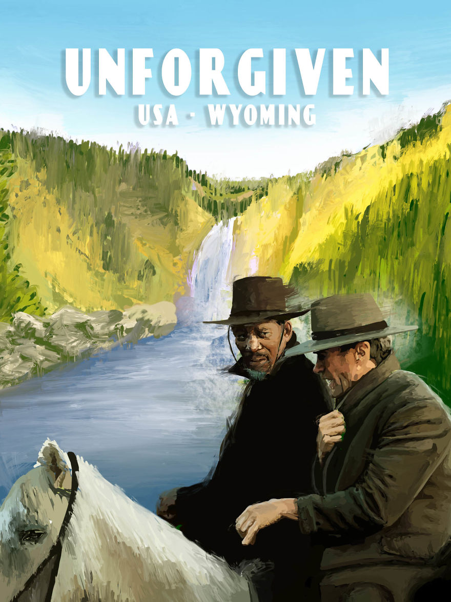 We Illustrated Oscar Winning Movies That Are Set Around The World