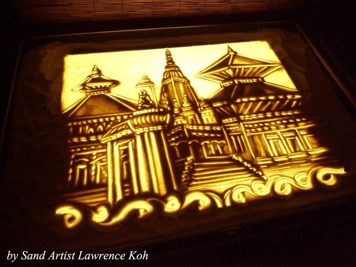 “Heavenly Nepal ” A Sand Art Film To Nepal By Lawrence Koh From Singapore