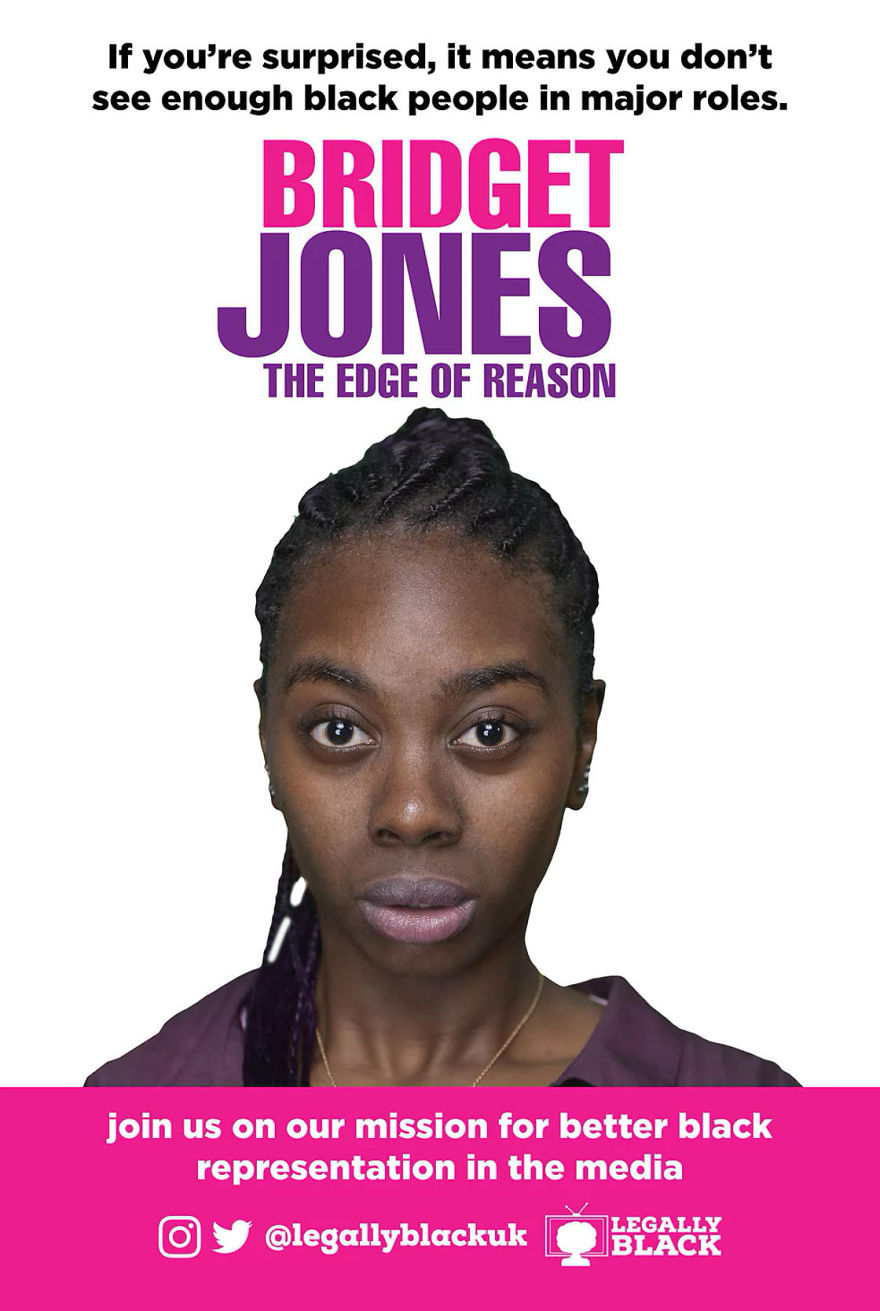 UK Activists Raise Awareness By Replacing White Actors With Black Leads In Movie Posters