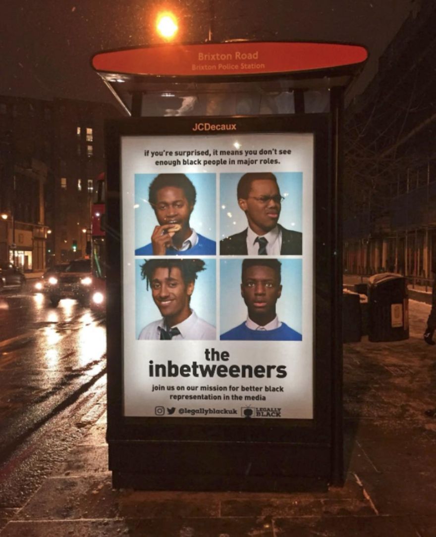 UK Activists Raise Awareness By Replacing White Actors With Black Leads In Movie Posters UK Activists Raise Awareness By Replacing White Actors With Black Leads In Movie Posters