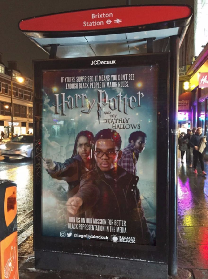 UK Activists Raise Awareness By Replacing White Actors With Black Leads In Movie Posters UK Activists Raise Awareness By Replacing White Actors With Black Leads In Movie Posters