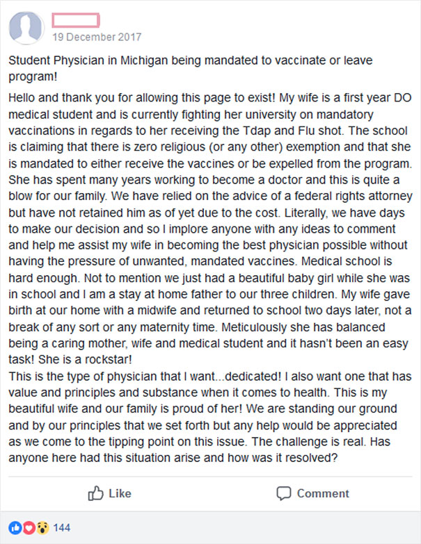 Anti-Vaxxers Are Sharing Tactics Online On How To Avoid Mandatory Vaccines, And It's Pretty Scary