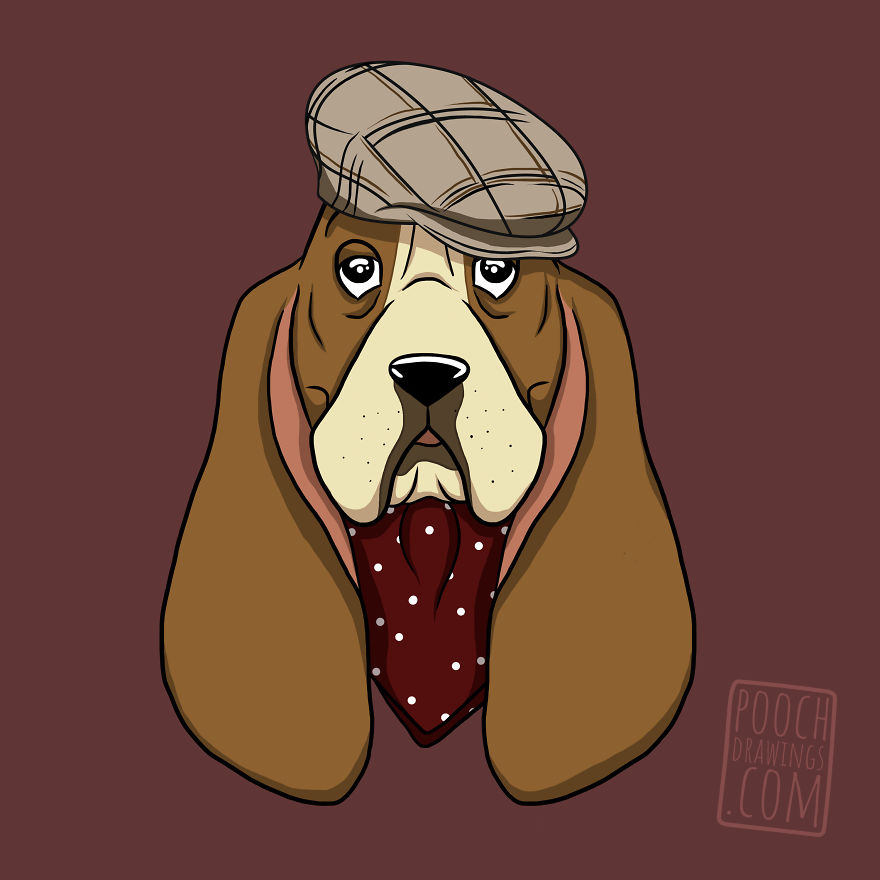 12 Gentlemen Dogs Illustrated By Dog Addicted Artist