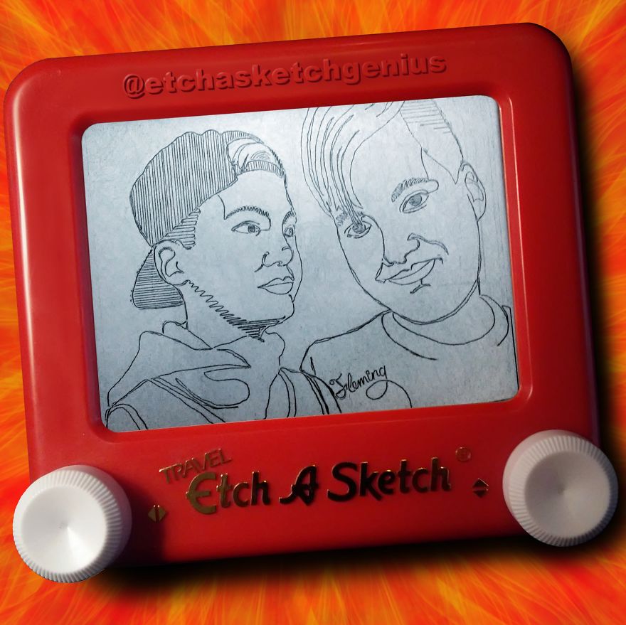 I Etch-A-Sketch My Instagram Followers