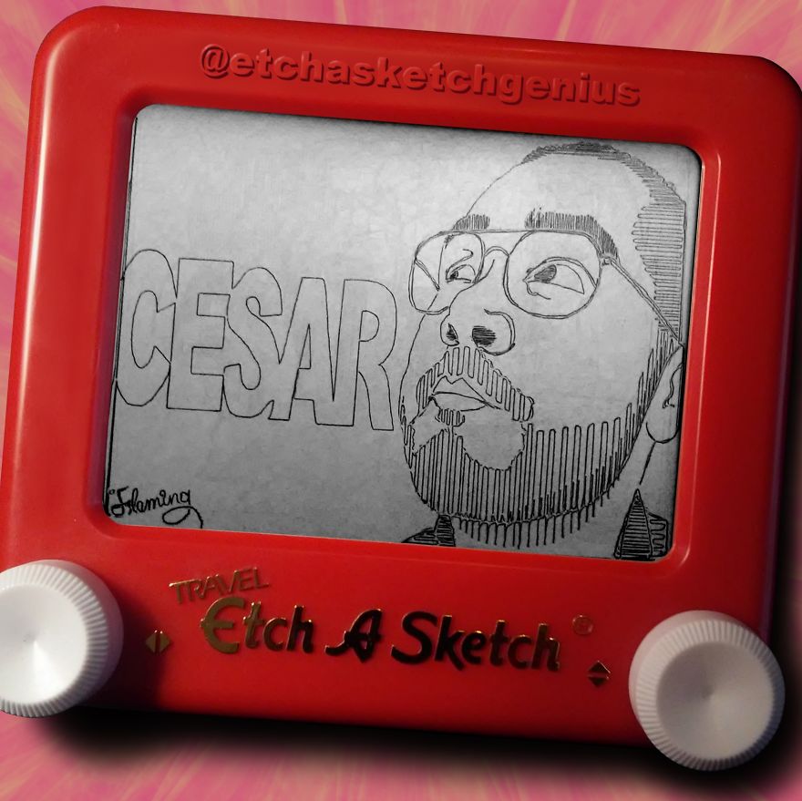 I Etch-A-Sketch My Instagram Followers I Etch-A-Sketch My Instagram Followers