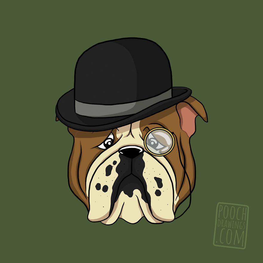 12 Gentlemen Dogs Illustrated By Dog Addicted Artist