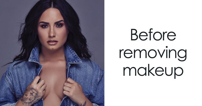 Demi Lovato Removes All Her Makeup In Video, And The Result Speaks For ItselfDemi Lovato Removes All Her Makeup In Video, And The Result Speaks For Itself