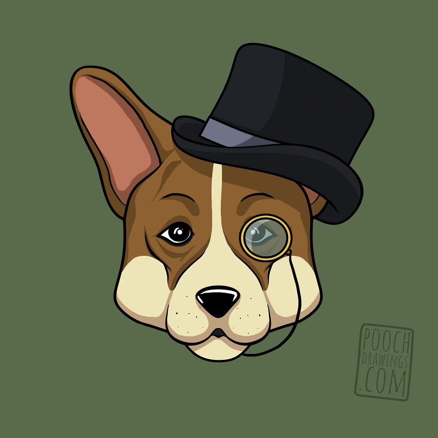 12 Gentlemen Dogs Illustrated By Dog Addicted Artist