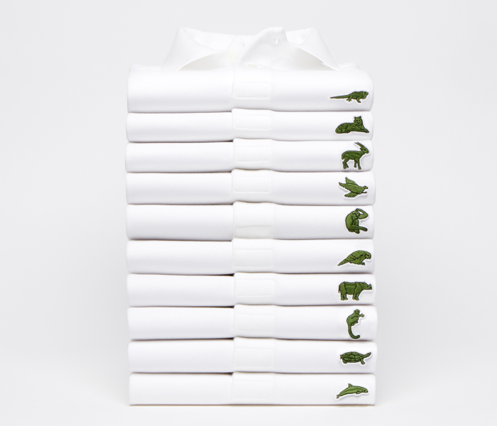 Lacoste Replaces The Iconic Crocodile Logo To Raise Awareness About The Endangered Species