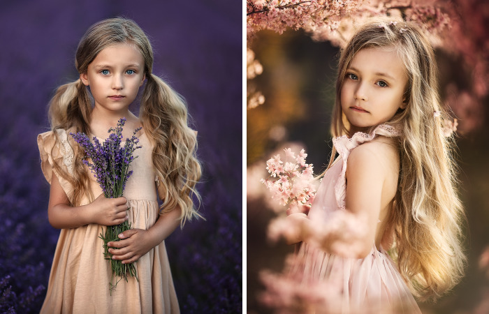 I Promised Myself To Photograph My Daughter With Every Possible Flower, And Here Are 17 Of The Photos That I Took