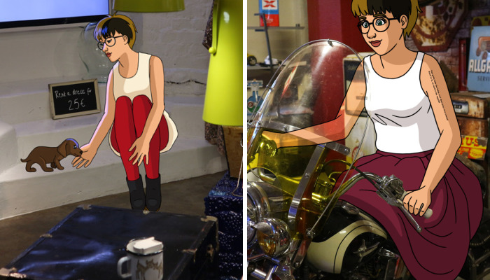 I Blog About Helsinki And Add My Illustrated Alter Ego To Each Post