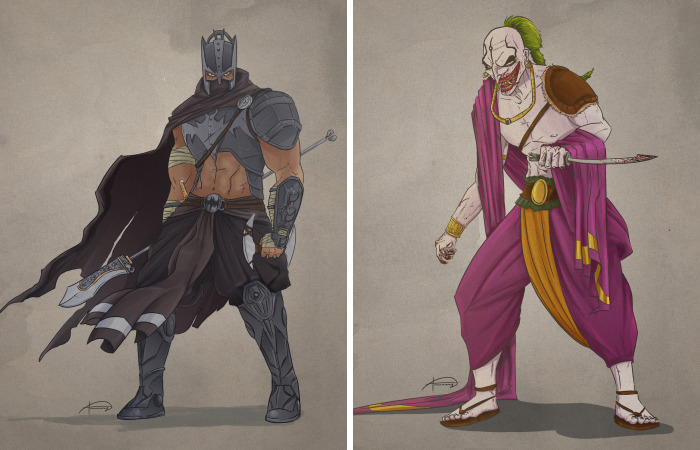 I Made The Indian Mythological Versions Of Batman And His Rogues