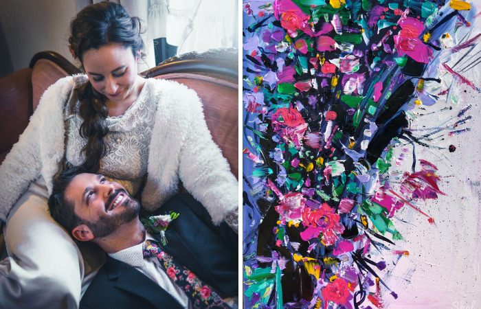 I Painted A Dazzling Floral Series Inspired By The Imagery From My Own Wedding