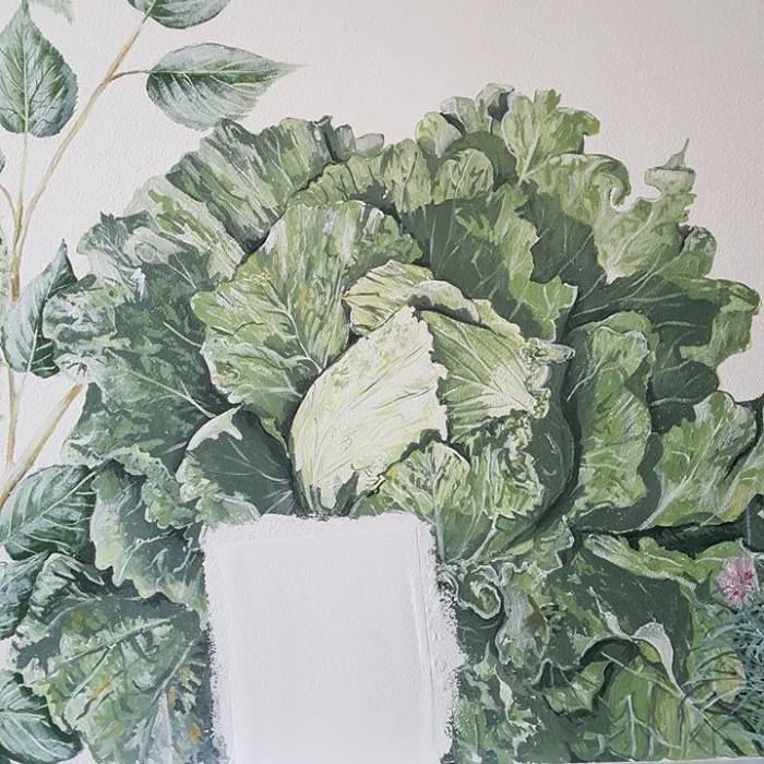 I Had To Mend A Mural That Was Damaged In A Hunt For A Gas Pipe