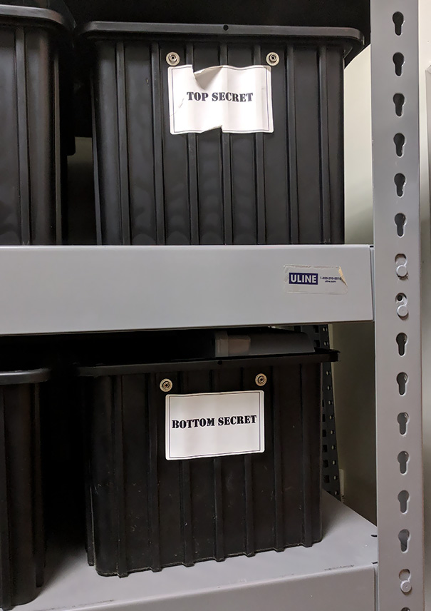 Humorous Bin Classification At A Local Shop