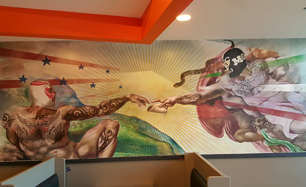 Saw This Epic Artwork At A Local Taco Shop