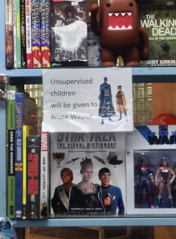 This Was Up At The Comic Book Shop I Go To