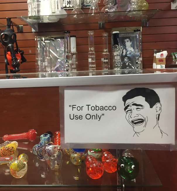 This Smoke Shop's Sign
