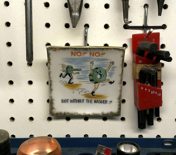 This Hung In My Grandfathers Shop For 50 Years, Now It Will Hang In Mine. Relevant