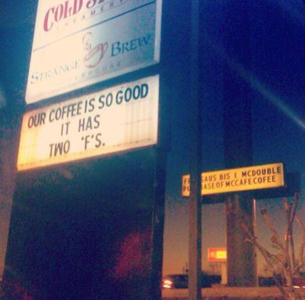 The Local Coffee A Shop Loves To Mess With Mcdonalds