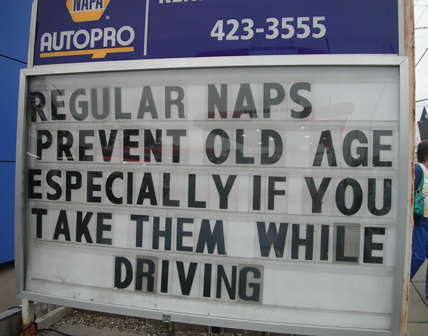 The Local Auto Body Shop Has Some Humor