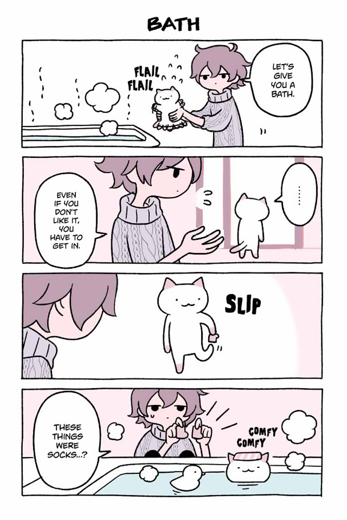 Japanese Illustrator Creates The Most Adorable Cat Comics Ever, And It Will Make Your Day