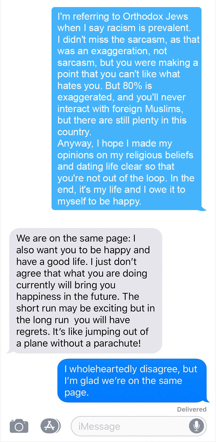 Jewish Aunt Tries To Convince Her Nephew To Dump His Non-Jew GF, And Here's How He Responds