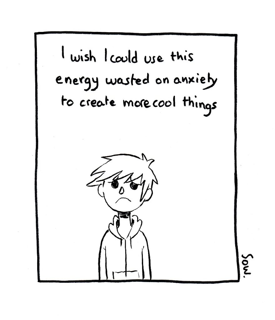 This Artist Illustrates His Dark Thoughts