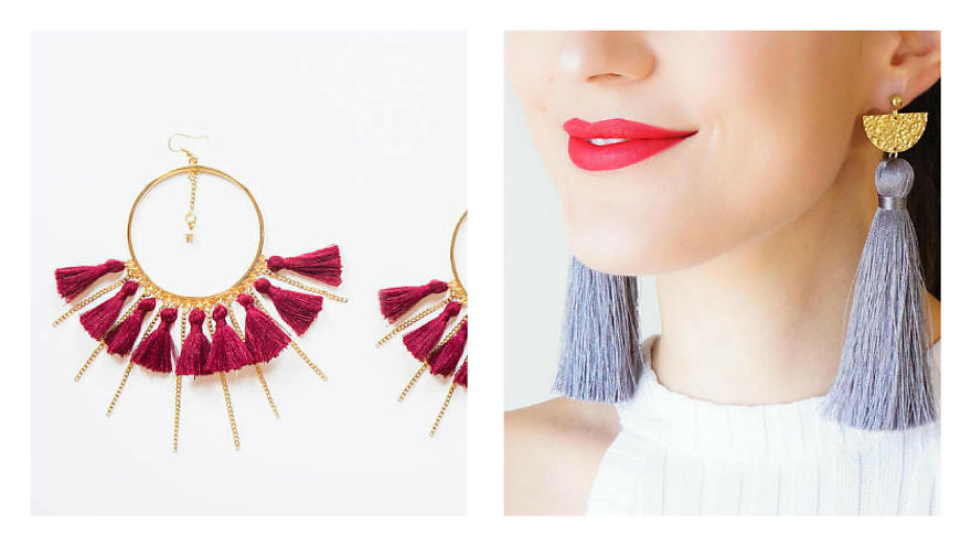 10 Most Extraordinary Handmade Tassel Earrings You Can Buy On Etsy 10 Most Extraordinary Handmade Tassel Earrings You Can Buy On Etsy